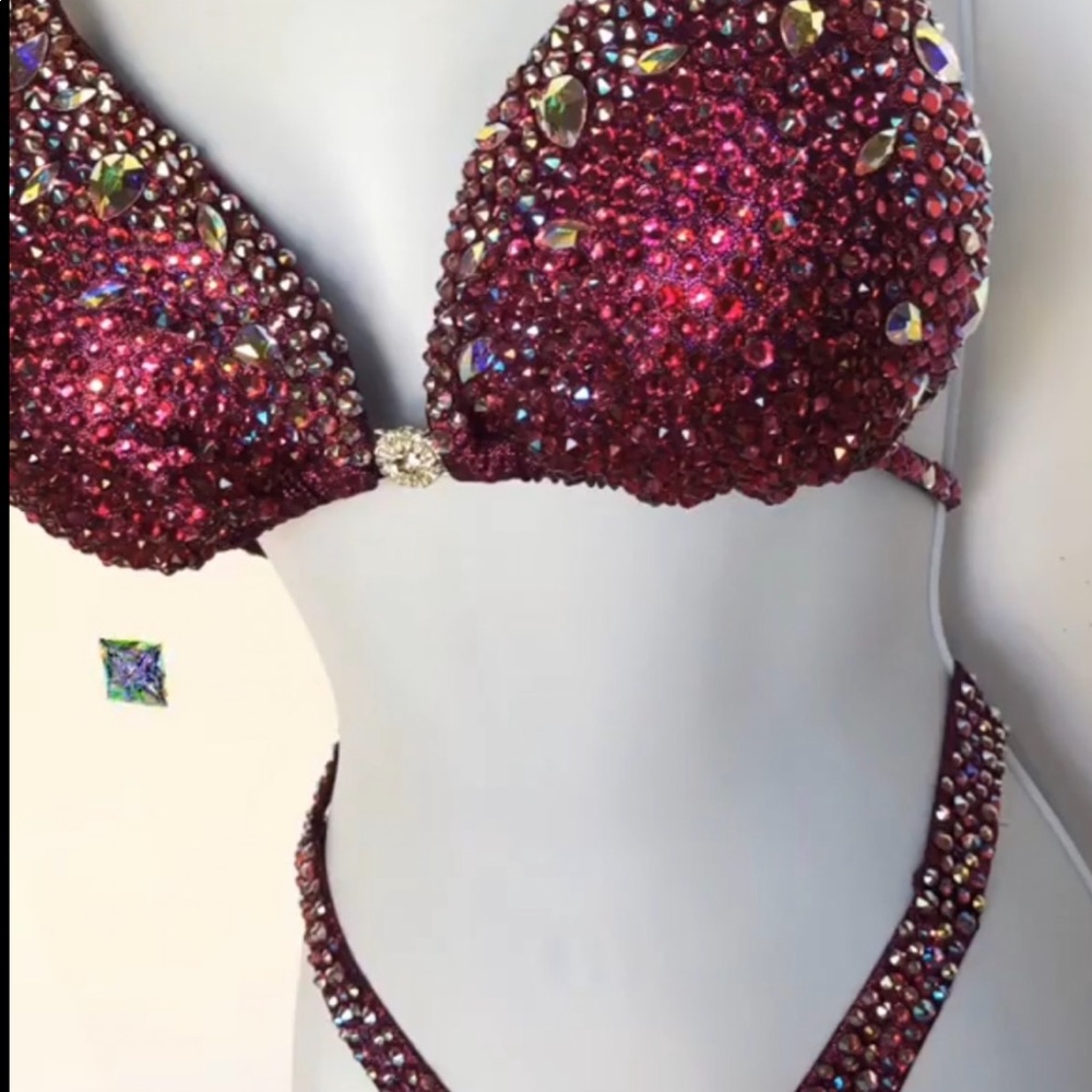 Women’s physique bodybuilding Goddess Glam suit